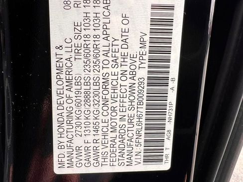 New 2026 Honda Odyssey EX-L image 46