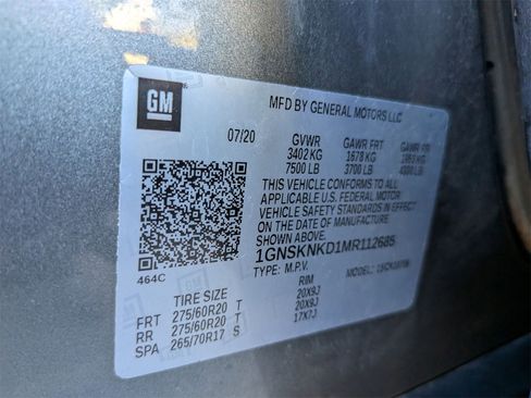 Used 2021 Chevrolet Tahoe LT w/ LT Signature Package image 43