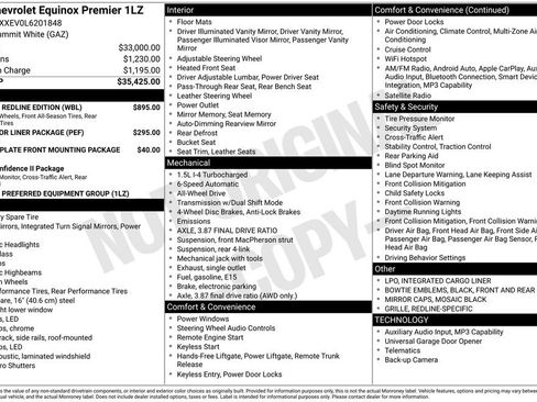 Used 2020 Chevrolet Equinox Premier w/ Premier Redline Edition image 8