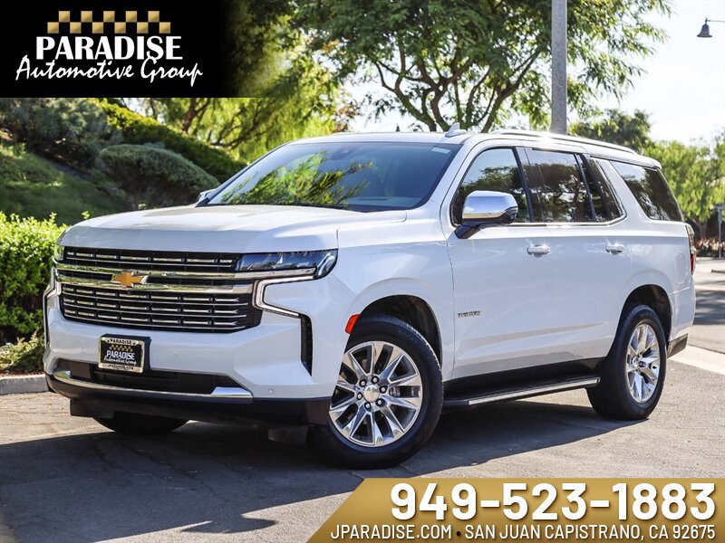 Used 2021 Chevrolet Tahoe Premier w/ Premium Package RWD image 1