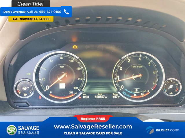 Used 2015 BMW 750Li RWD image 11