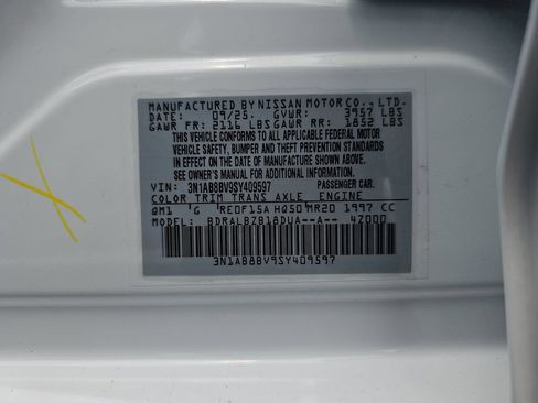 Used 2025 Nissan Sentra S FWD image 38