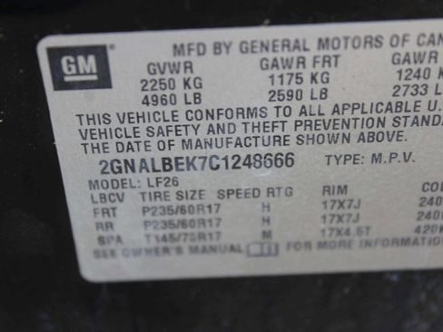 Used 2012 Chevrolet Equinox LS FWD image 9
