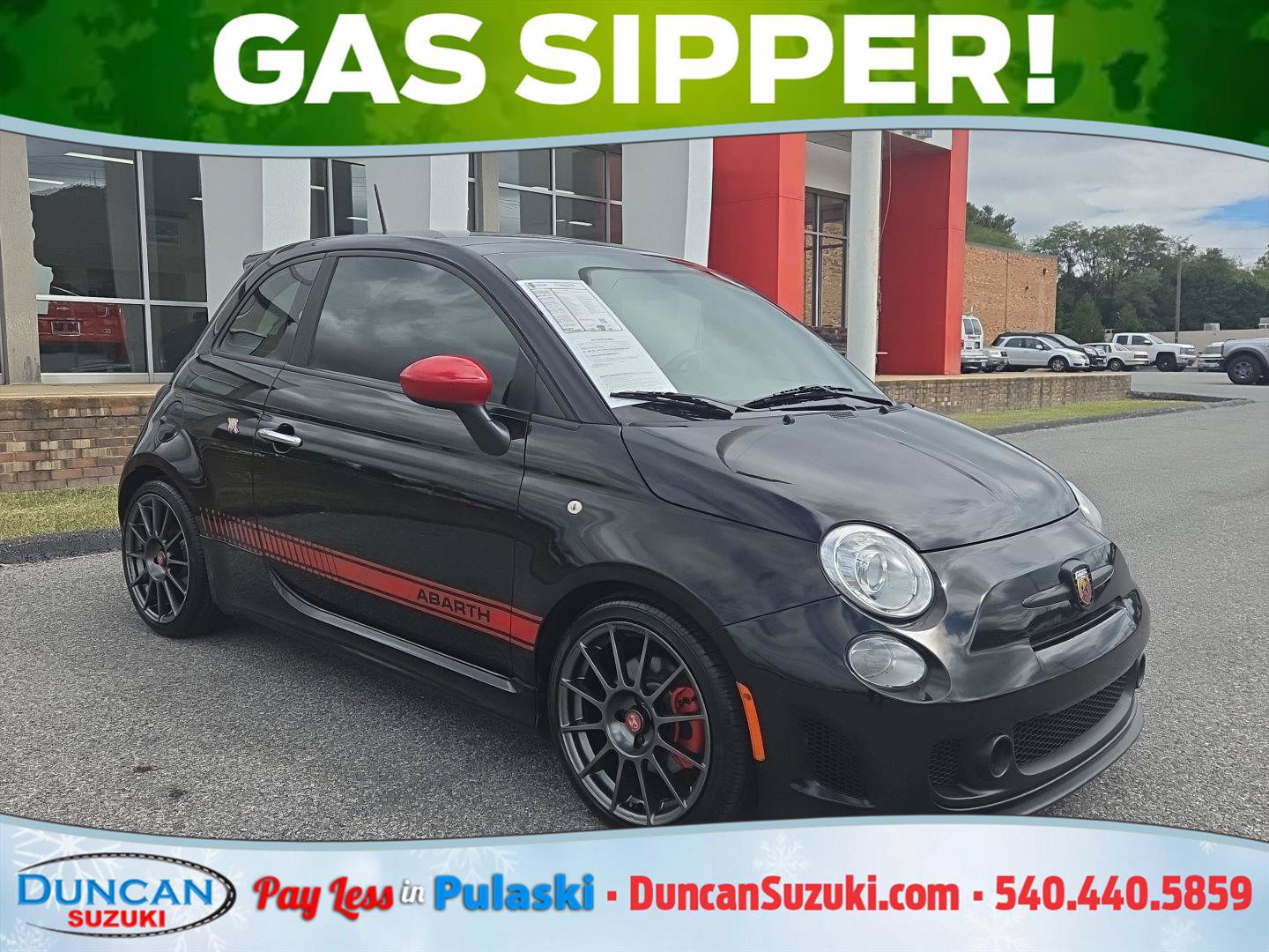 Used 2012 FIAT 500 Abarth w/ Safety & Convenience Pkg FWD image 1