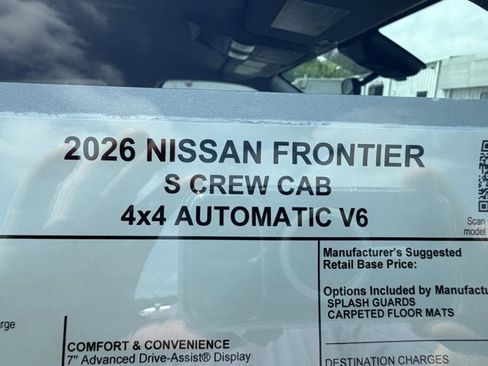 New 2026 Nissan Frontier S AWD/4WD image 5