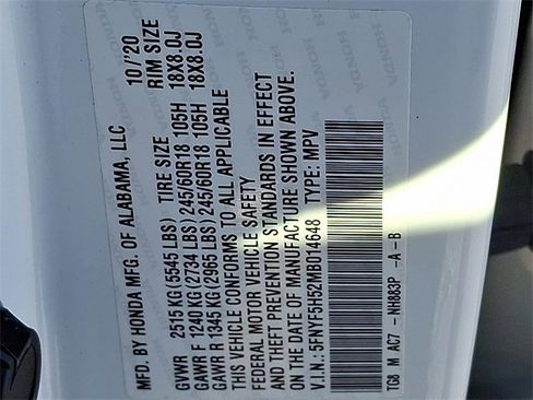 Used 2021 Honda Pilot EX-L image 25