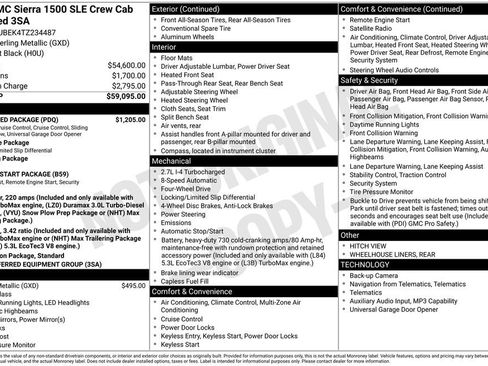 New 2026 GMC Sierra 1500 SLE w/ Preferred Package AWD/4WD image 4