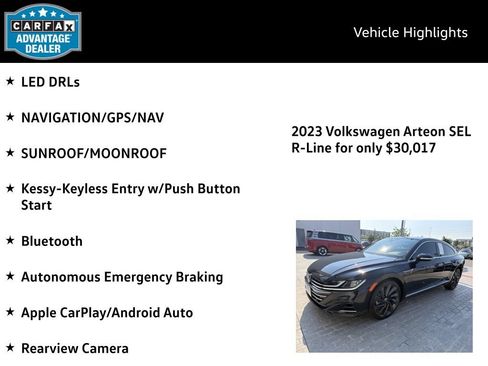 Certified 2023 Volkswagen Arteon SEL AWD/4WD image 4