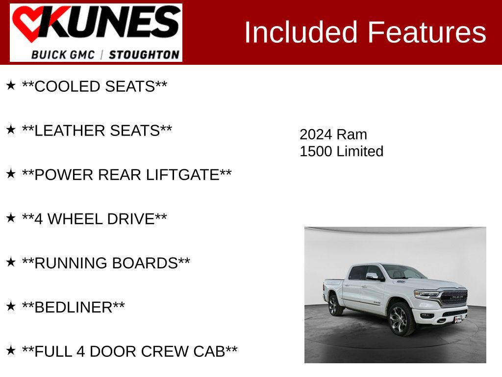 Used 2024 RAM 1500 Limited AWD/4WD image 3