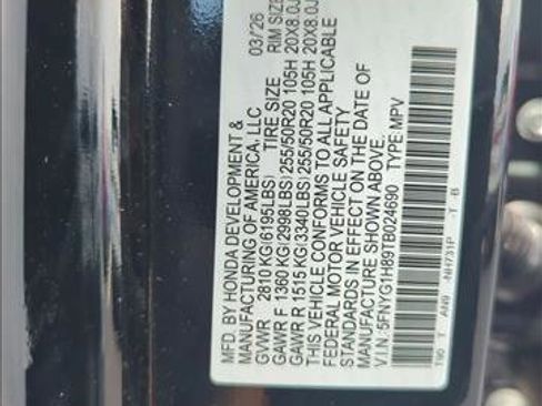 New 2026 Honda Pilot Elite image 22