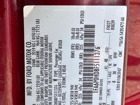 Used 2015 Ford Fusion SE w/ Equipment Group 202A FWD image 20