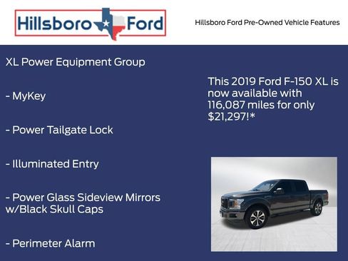 Used 2019 Ford F150 XL w/ Equipment Group 101A Mid RWD image 13