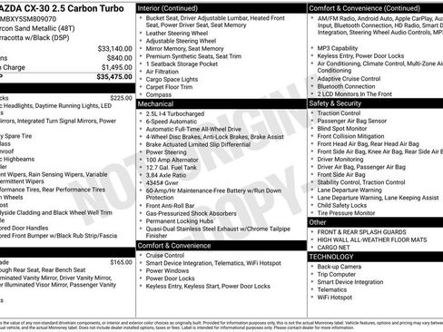 Certified 2025 MAZDA CX-30 Carbon AWD/4WD image 9