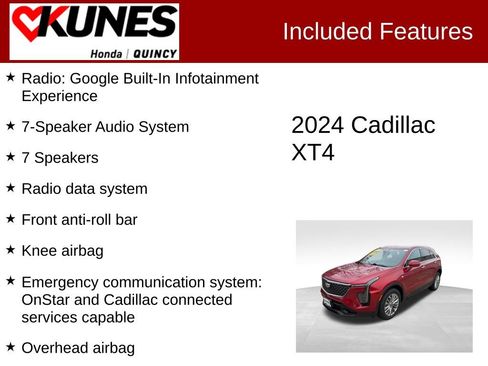 Used 2024 Cadillac XT4 Premium Luxury AWD/4WD image 2