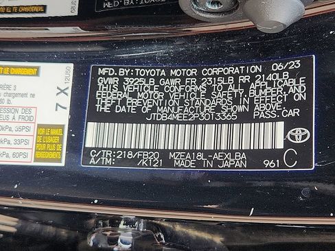 Certified 2023 Toyota Corolla LE w/ Carpet Mat Package (TMS) FWD image 25