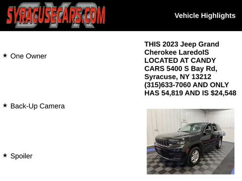Used 2023 Jeep Grand Cherokee Laredo AWD/4WD image 5