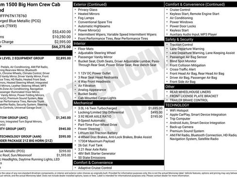 New 2026 RAM 1500 Big Horn AWD/4WD image 6