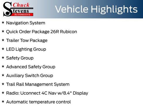 Used 2023 Jeep Gladiator Rubicon w/ LED Lighting Group AWD/4WD image 9