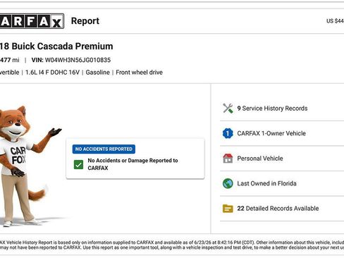 Used 2018 Buick Cascada Premium FWD image 2