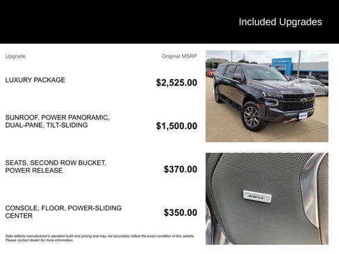 Used 2023 Chevrolet Suburban Z71 w/ Luxury Package AWD/4WD image 5