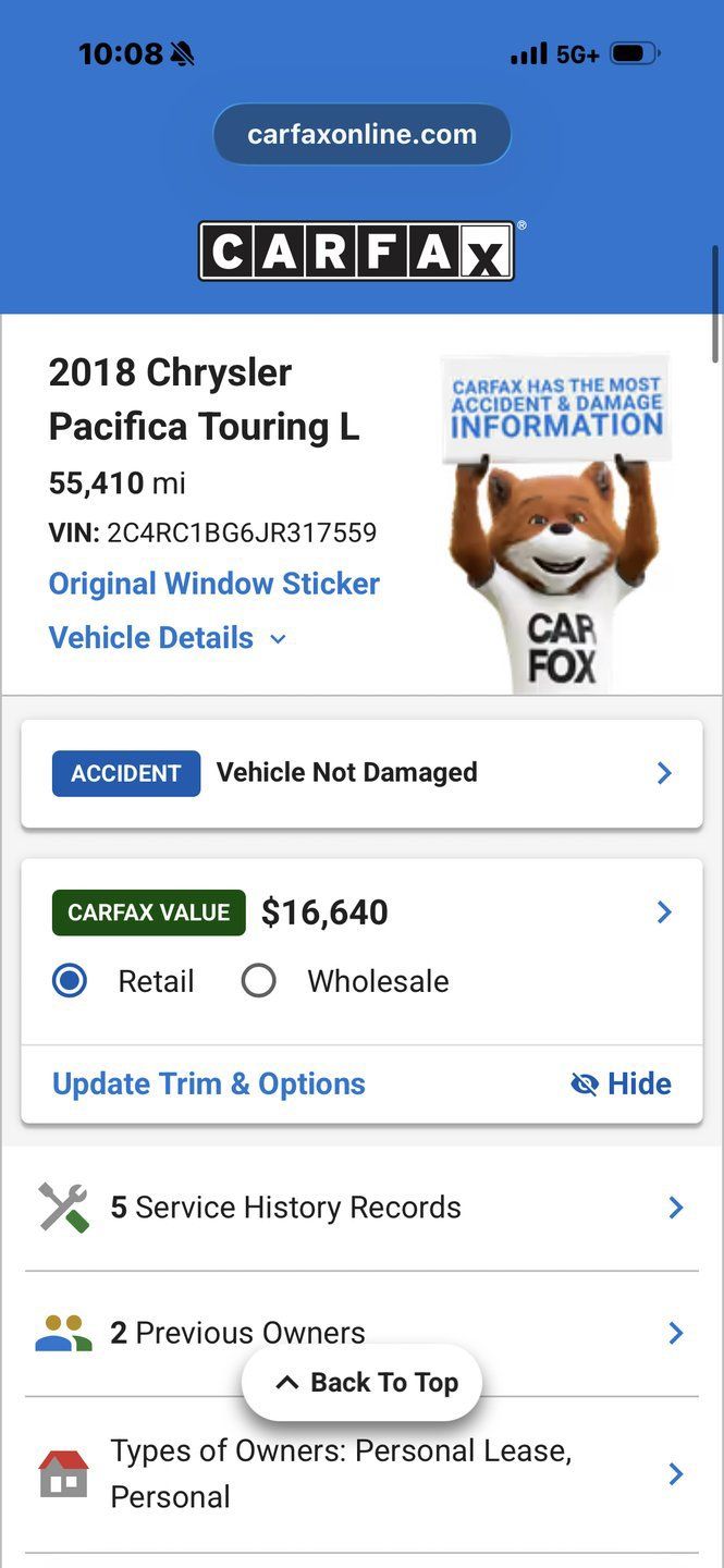 Used 2018 Chrysler Pacifica Touring-L FWD image 12
