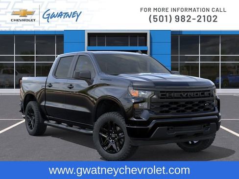 New 2026 Chevrolet Silverado 1500 Custom w/ Turbomax Blackout Package AWD/4WD image 7