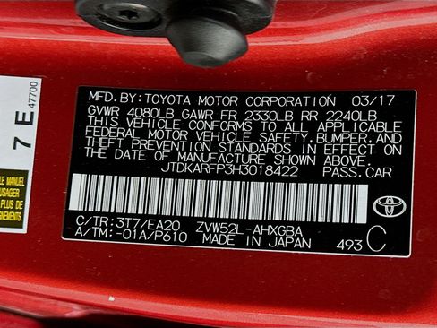 Used 2017 Toyota Prius Prime Advanced FWD image 12