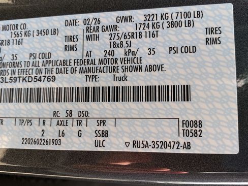 New 2026 Ford F150 XLT w/ Equipment Group 302A MID AWD/4WD image 28