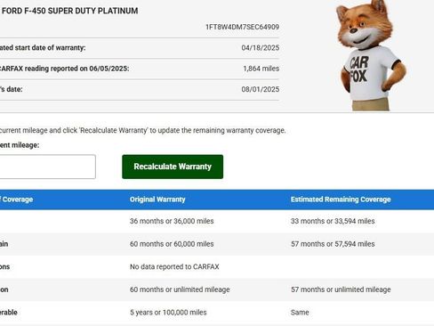 Used 2025 Ford F450 Platinum w/ FX4 Off-Road Package image 84