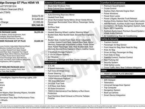 New 2026 Dodge Durango GT w/ Tow 'N Go Package AWD/4WD image 2