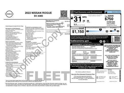 Used 2022 Nissan Rogue SV AWD/4WD image 5