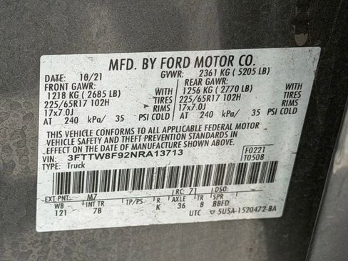 Used 2022 Ford Maverick XLT w/ Equipment Group 300A Standard AWD/4WD image 23