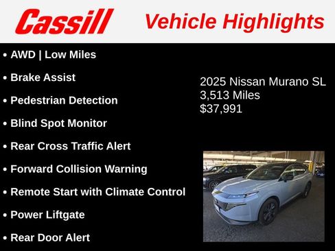 Used 2025 Nissan Murano SL AWD/4WD image 3