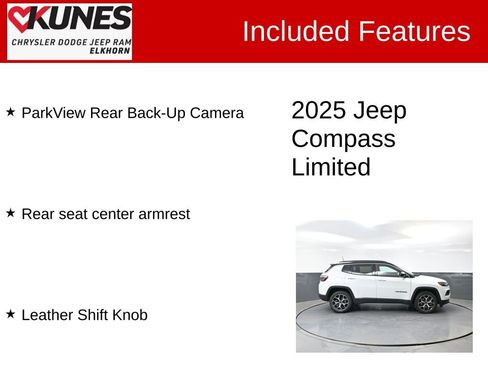 Used 2025 Jeep Compass Limited AWD/4WD image 3