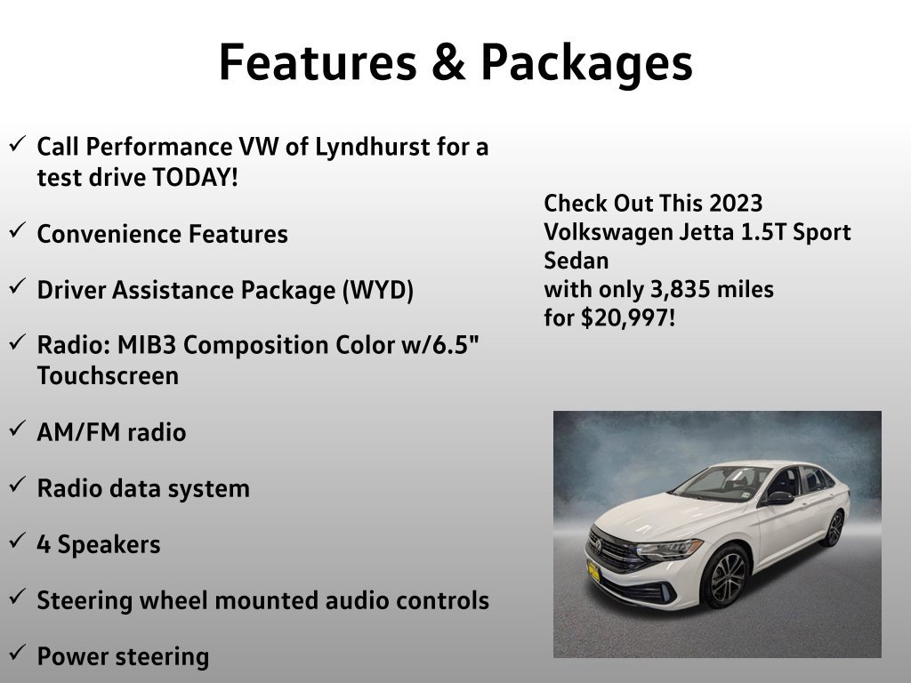 Used 2023 Volkswagen Jetta Sport FWD image 4