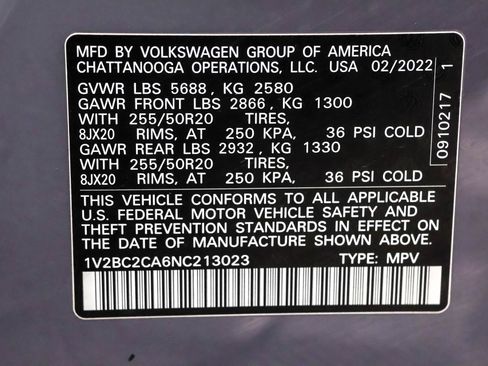 Used 2022 Volkswagen Atlas Cross Sport SEL image 51