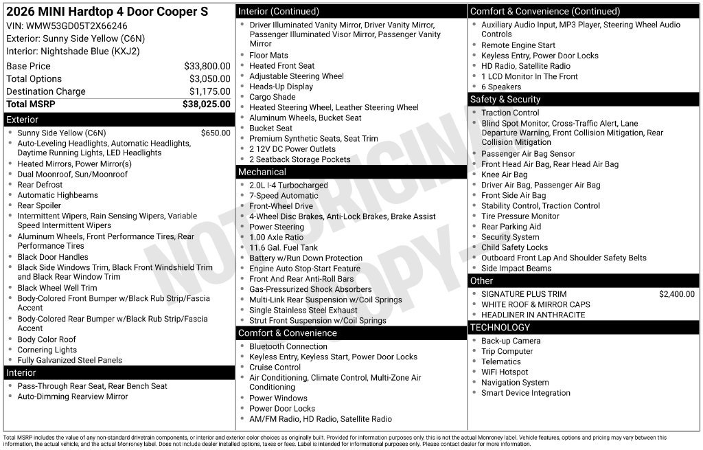 Used 2026 MINI Cooper S FWD image 5