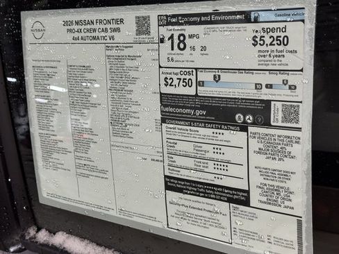 New 2026 Nissan Frontier PRO-4X w/ Pro Premium Package image 7