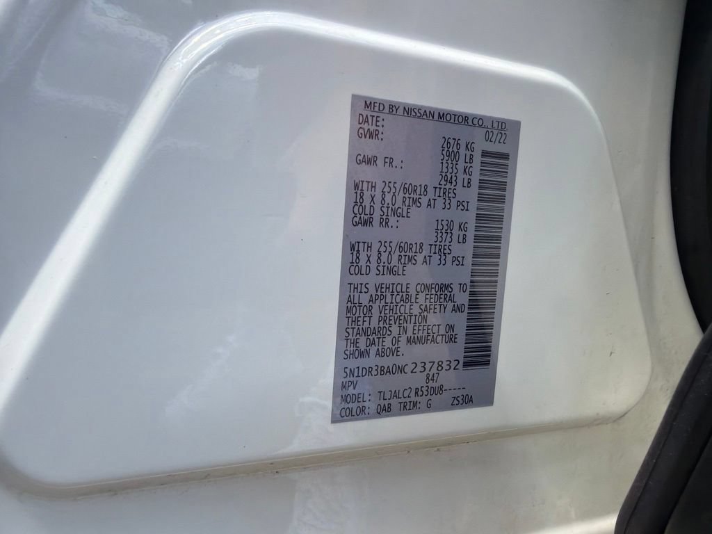 Used 2022 Nissan Pathfinder SV FWD image 35