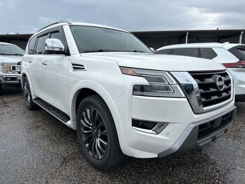 Used 2023 Nissan Armada Platinum w/ Captain's Chairs Package AWD/4WD image 8