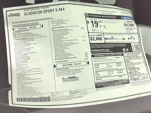 New 2026 Jeep Gladiator Sport image 14