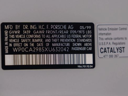Used 1999 Porsche Boxster RWD image 6