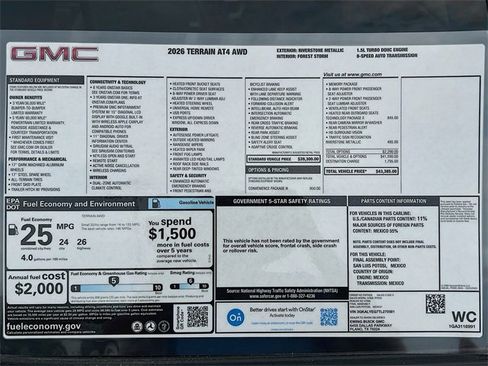 New 2026 GMC Terrain AT4 w/ Convenience Package III image 21