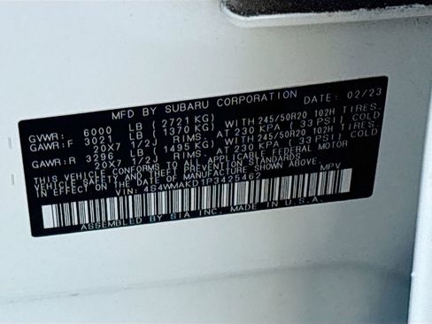 Used 2023 Subaru Ascent Onyx Edition Limited image 35