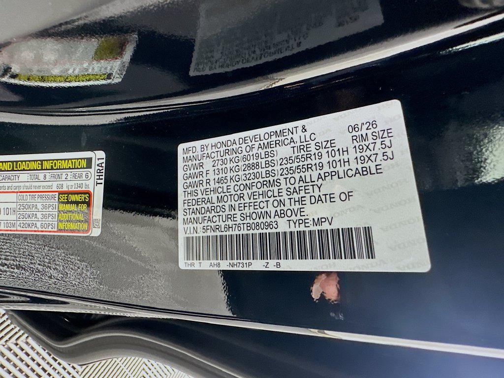 New 2026 Honda Odyssey Sport-L image 19