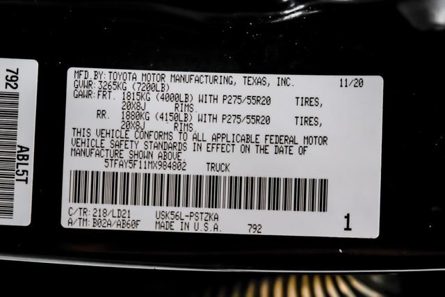 Used 2021 Toyota Tundra 1794 Edition AWD/4WD image 71