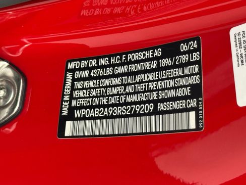 Used 2024 Porsche 911 Carrera S w/ Sport Package image 44