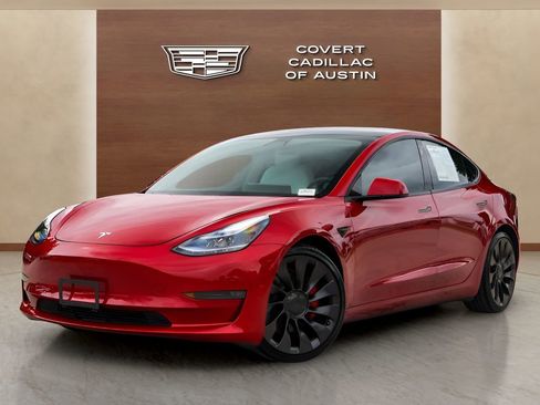 Used 2021 Tesla Model 3 Performance AWD/4WD image 1