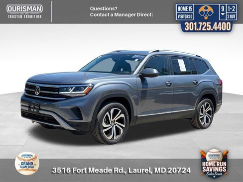 Used 2022 Volkswagen Atlas SEL AWD/4WD image 2
