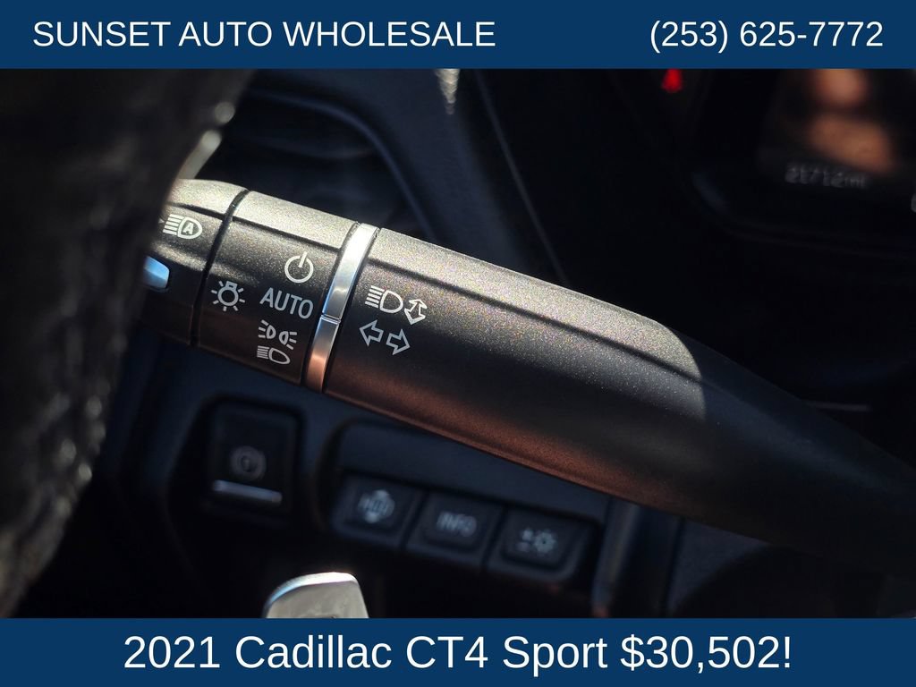 Used 2021 Cadillac CT4 Sport w/ Technology Package AWD/4WD image 31